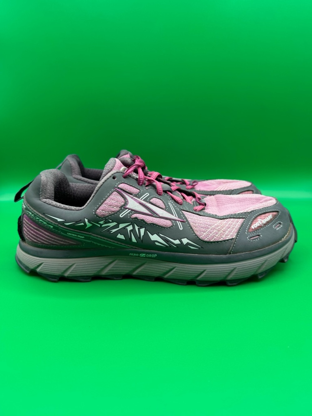 ALTRA Lone Peak Trail Women Running Shoes Zero Drop Gaiter Trap SZ 11